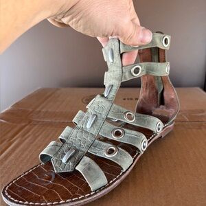 Sam Edelman Green Gladiator Sandals